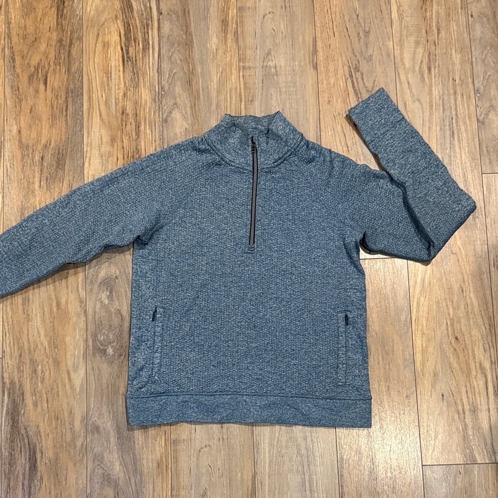 Lululemon Blue Quarter-Zip Sweater